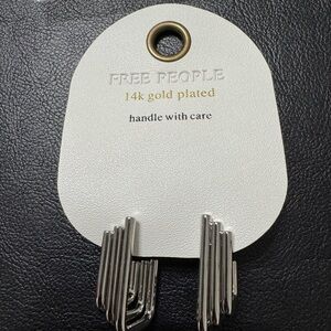 Free People Gold Plated Earrings -  NWT